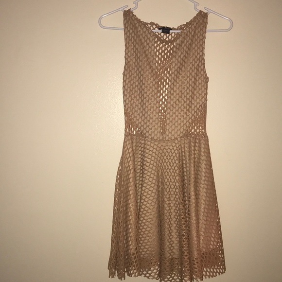 Gold Mini Dress - Picture 3 of 7